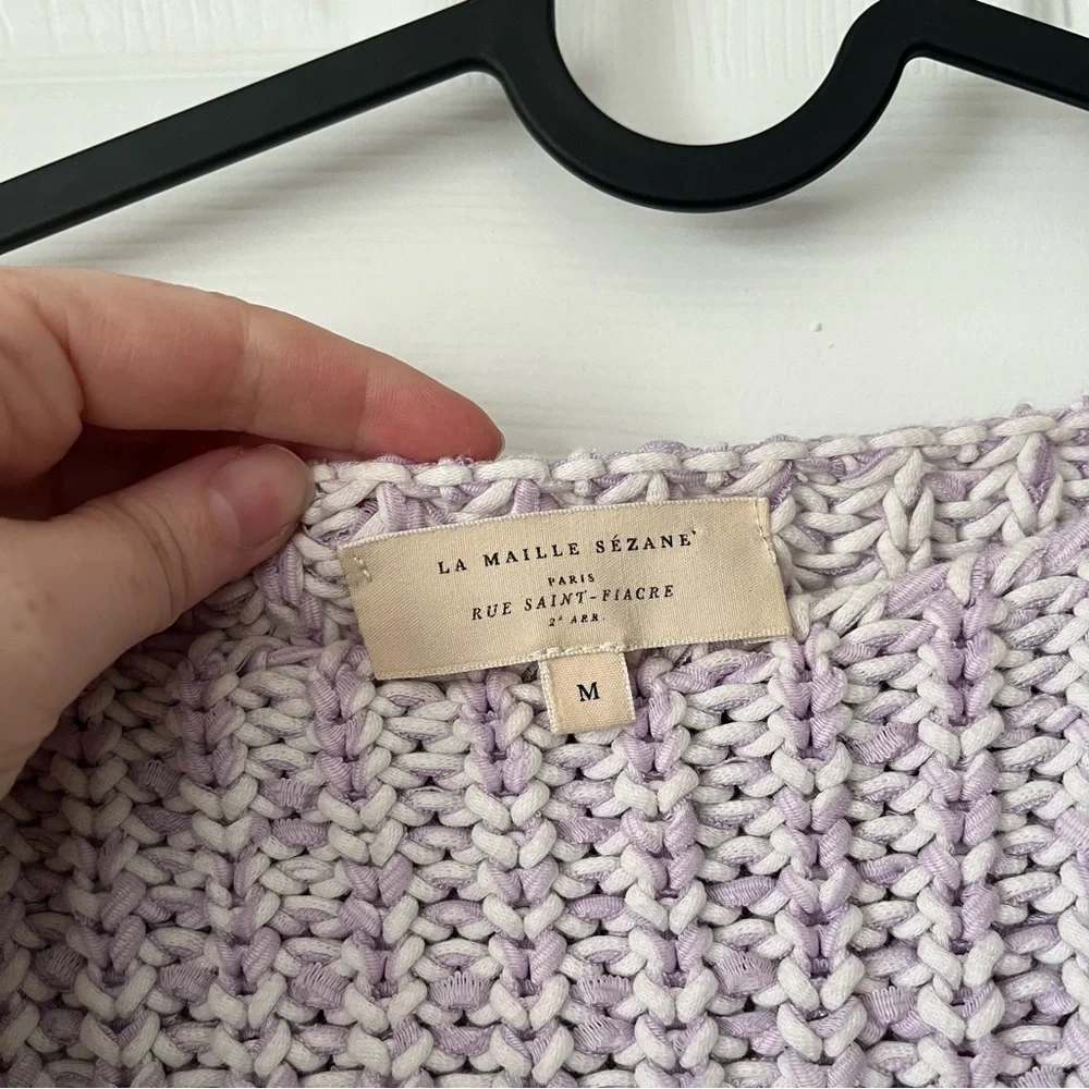 NWOT Sézane Vivien Knit Pullover Jumper size Medium in Multicolor - Picture 7 of 8
